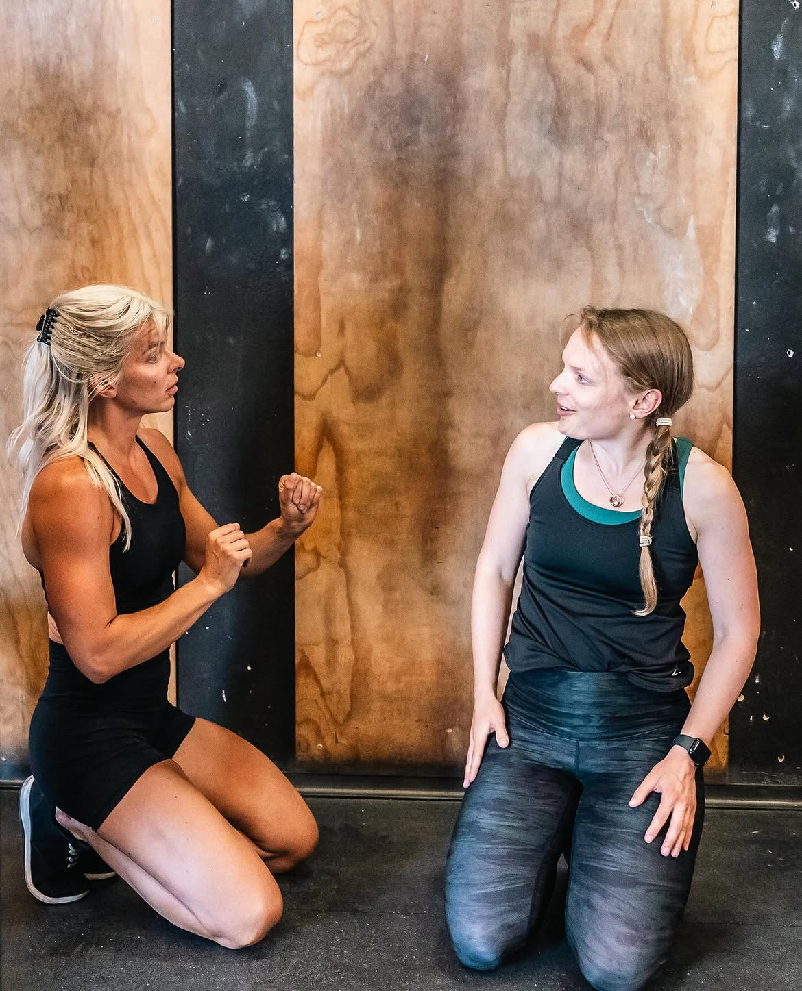 Lea coaching one-on-one